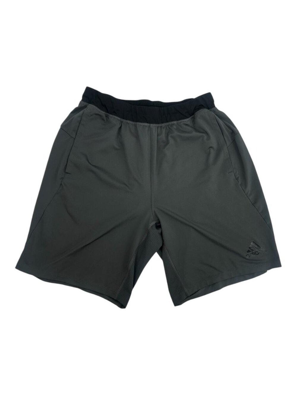 Adidas Shorts M Gray AEROREADY Stretch Athletic Training Workout Fitness Gym